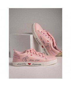Pink for you sneakers for Girls and Women